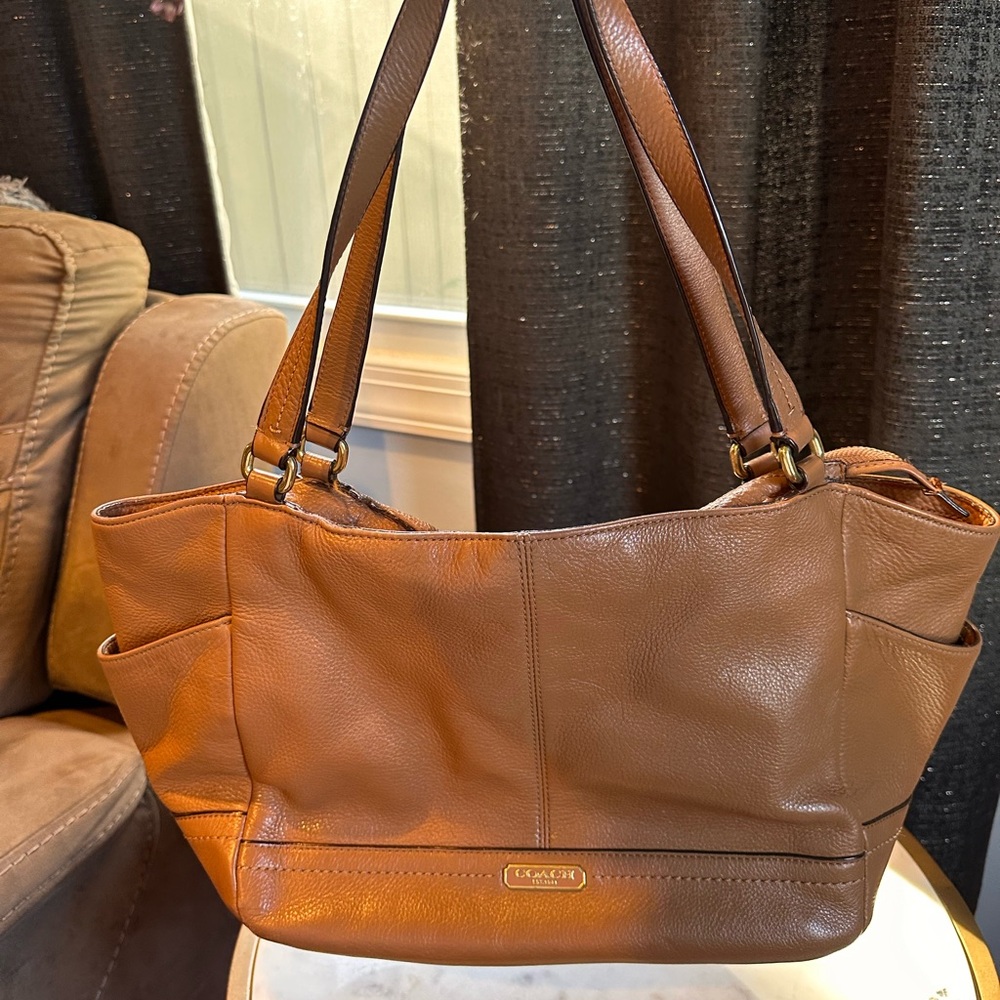 Coach Brown Tote Bag